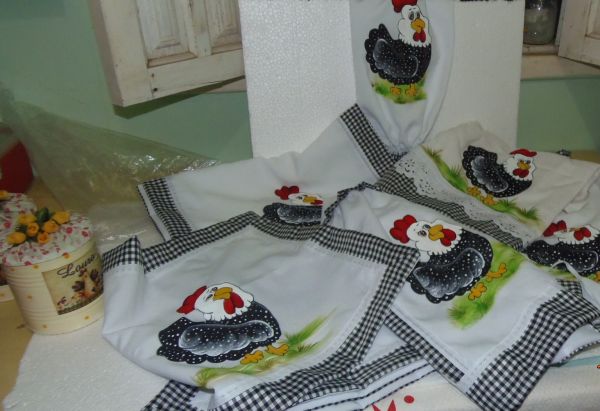conjunto de cozinha chicken
